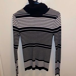Turtleneck Long Sleeve Sweater Top - EUC